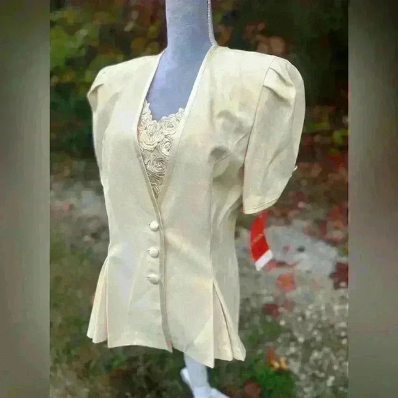 Vintage NWT 2 piece skirt set. R&M Richard’s by Karen Kwong. Vintage 80s/90s - Picture 11 of 16